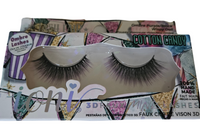 Load image into Gallery viewer, Ioni strip eyelashes ombre purple black
