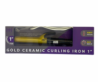 Load image into Gallery viewer, Curling Iron 1 inch barrel, Gold, Ceramic
