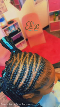 Load and play video in Gallery viewer, Video of braided kids style
