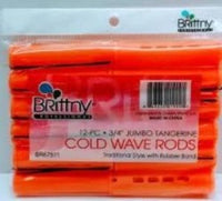 Load image into Gallery viewer, Brittny Jumbo Tangerine Cold Wave Rods - Elise Beauty Supply
