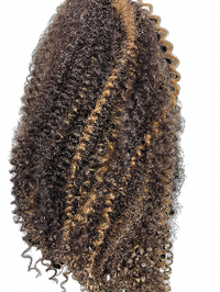 Load image into Gallery viewer, T4/27 curly ponytail 22 inches
