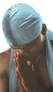 Load image into Gallery viewer, King J Premium Velvet Du-Rag Sky
